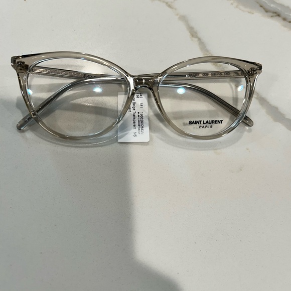 Saint Laurent Transparent Glasses - Picture 1 of 7